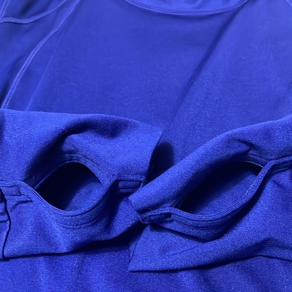 Athleta Plush Tech Hoodie 3.0 SAPPHIRE BLUE #721643 Size Medium Tall MT - Picture 7 of 14